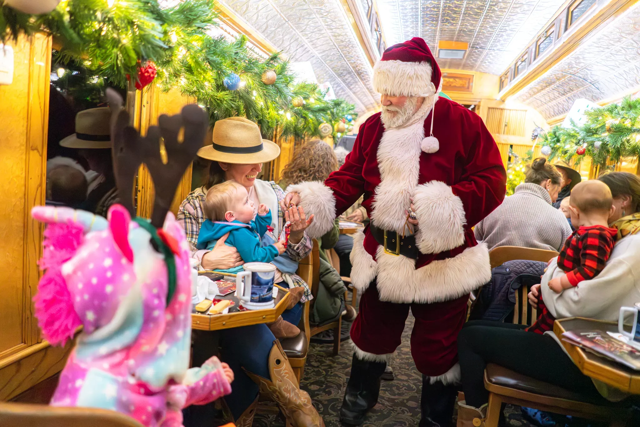 Meeting Santa on the Polar Express