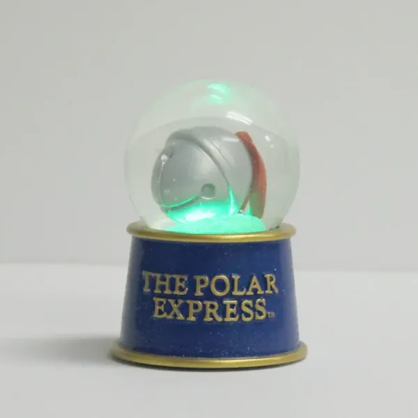 THE POLAR EXPRESS ™ SNOW GLOBE - 45MM BELL IN SNOW - LIGHTED
