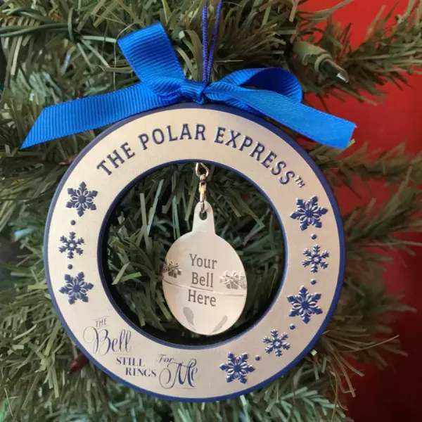 THE POLAR EXPRESS™ Ornament Jingle Bell Holder Blue
