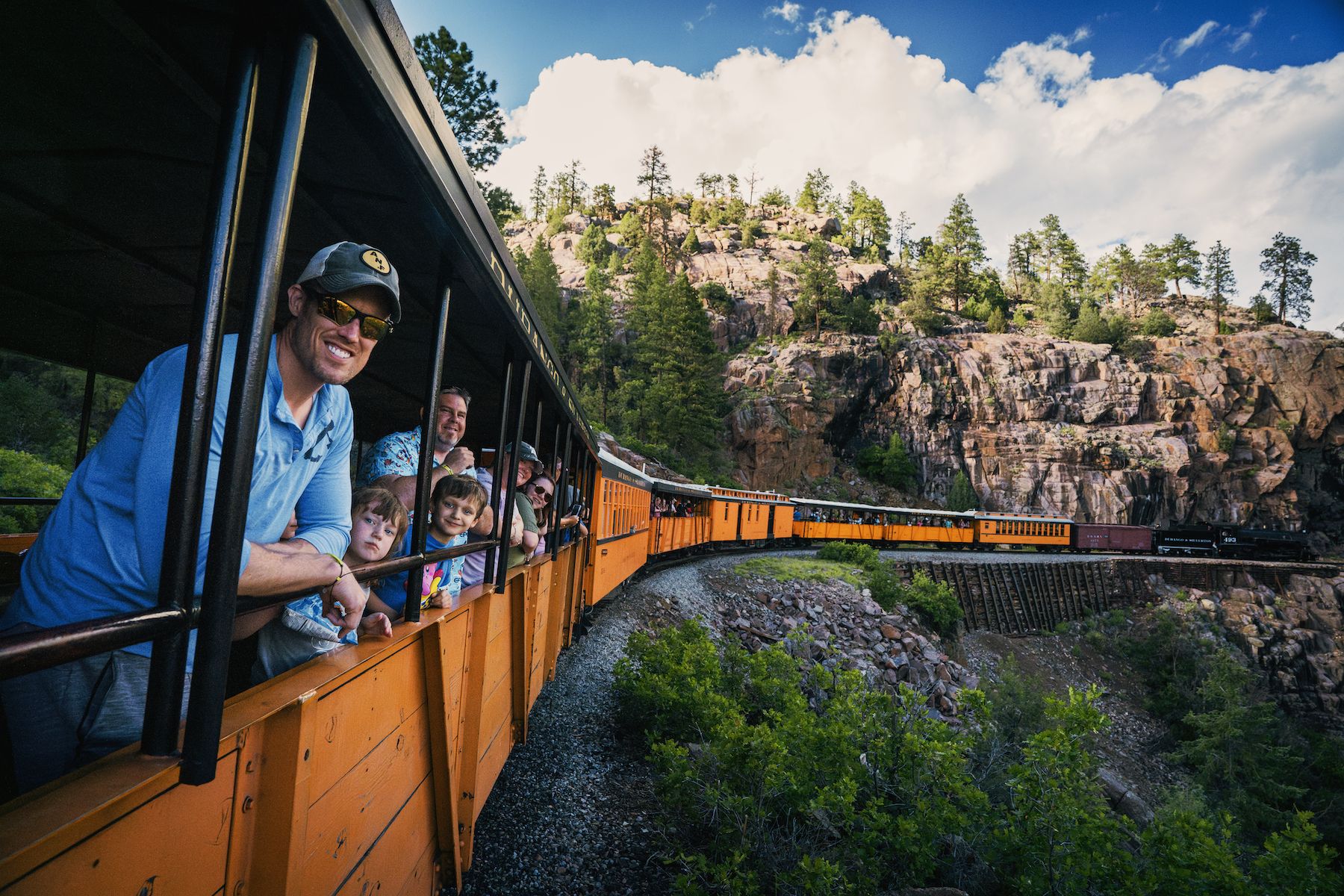 Family on Highline Express